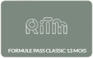 PASS CLASSIC 13 MOIS